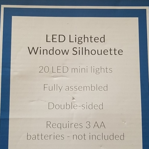 Northlight 13" White and Clear LED Lighted - Picture 3 of 4